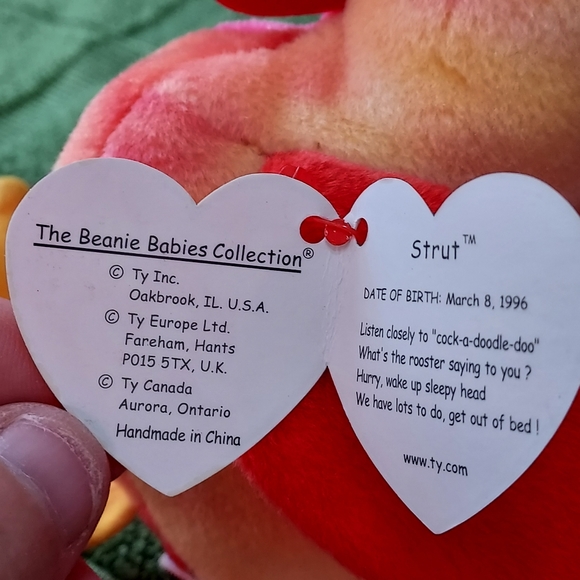 Ty Beanie Strut the rooster - Picture 3 of 9